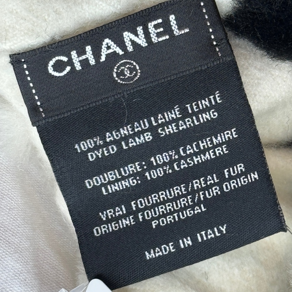 NWT Chanel Shearling Headband - Picture 5 of 14